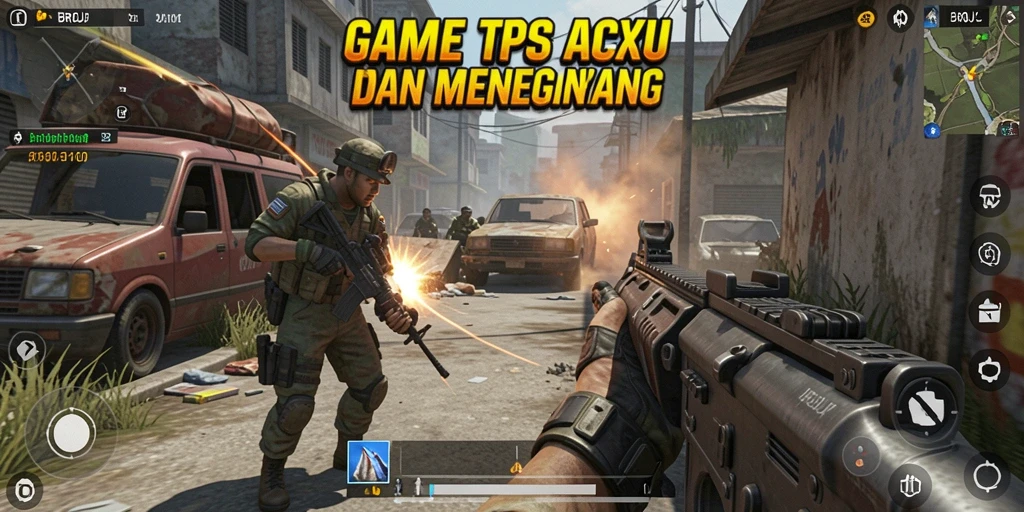 Tampilan gameplay mendebarkan dari BROJP dengan aksi TPS yang intens.