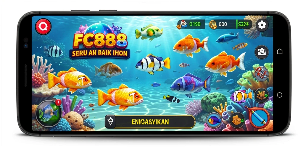 Gameplay menarik dari FC888 dengan visual tembak ikan yang memukau.