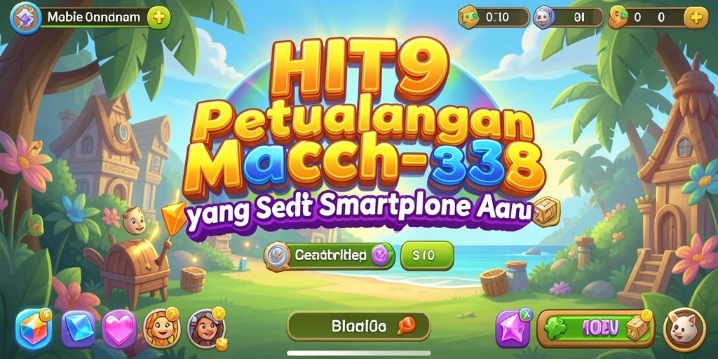 Gameplay Match-3 yang penuh warna dan menantang.