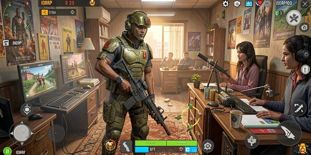 Screenshot game IDRRP yang menampilkan pengalaman simulasi yang mendalam.