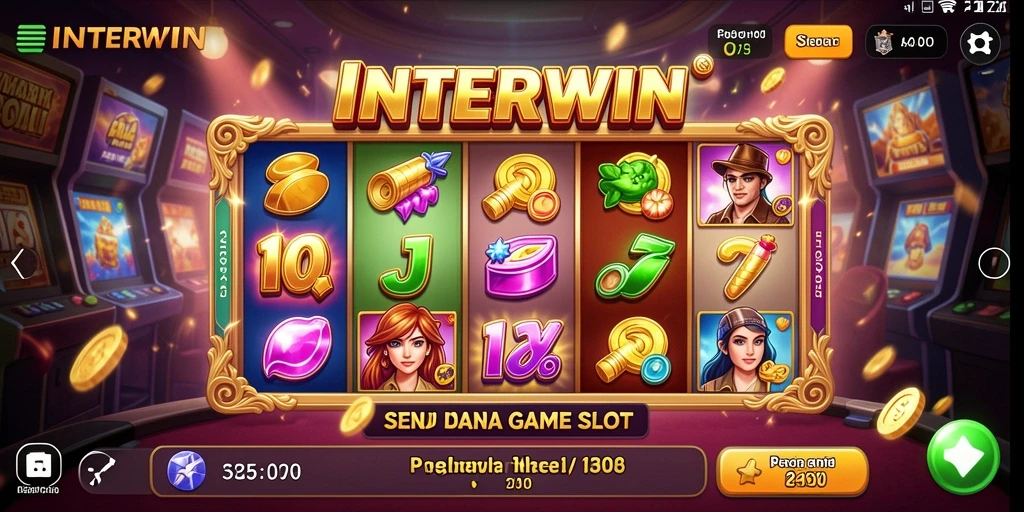 Tampilan gameplay INTERWIN yang menarik dan menengangkan.