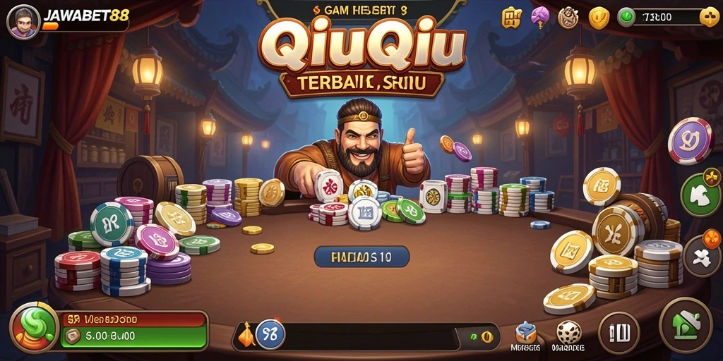 Gameplay QiuQiu seru dengan grafis menarik di JAWABET88.