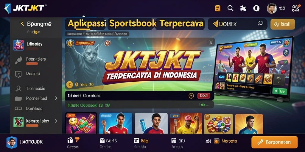 Tampilan antarmuka JKTJKT yang menarik dan mudah digunakan.