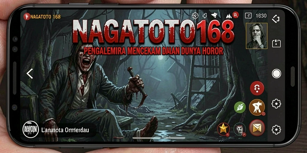 Gameplay NAGATOTO168 dengan atmosfer horor yang intens.