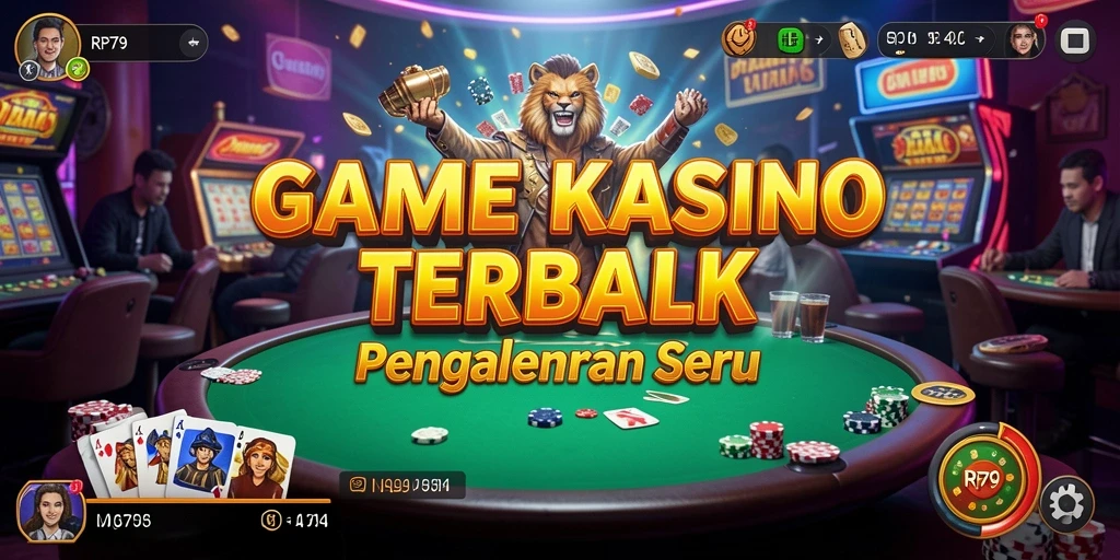 Tampilan screenshot utama RP79 menampilkan gameplay Kasino yang seru dan interaktif.