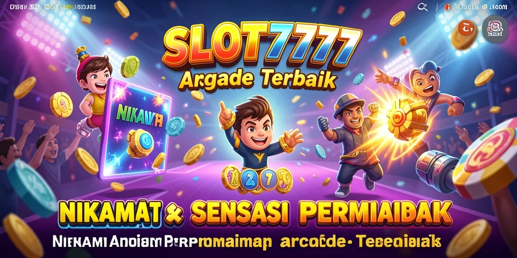Tangkapan layar gameplay SLOT777 menampilkan keseruan permainan arcade yang mendebarkan.