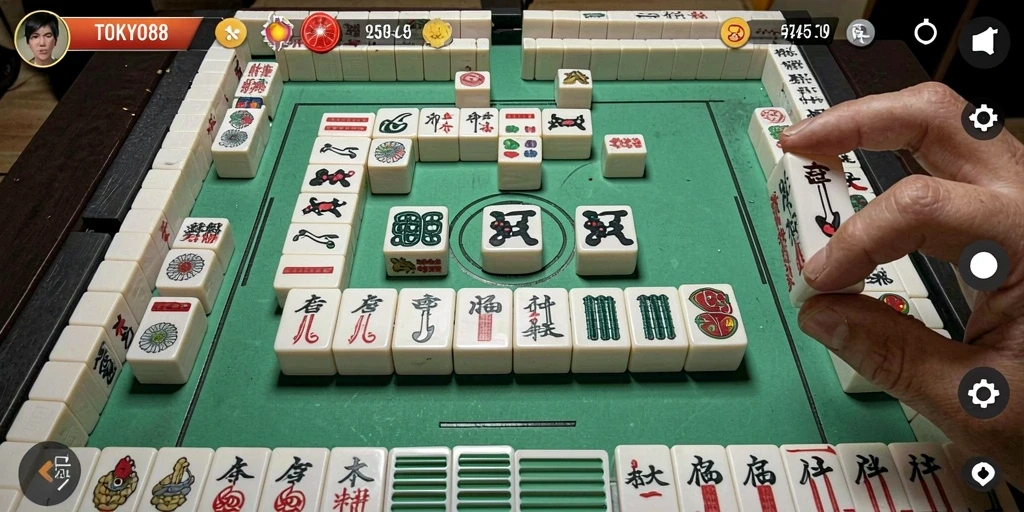 Tampilan menarik dari gameplay Mahjong di TOKYO88.
