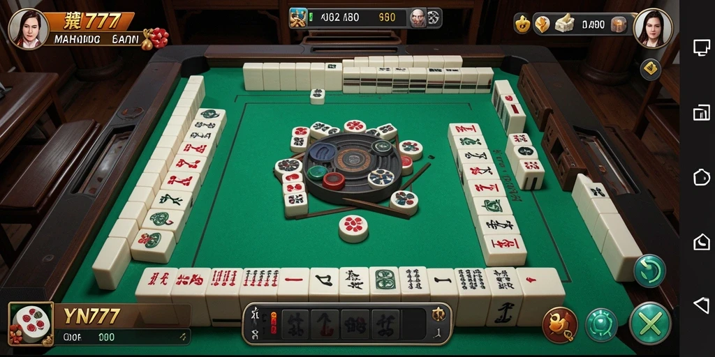 Tampilan gameplay Mahjong yang menarik dari YN777.